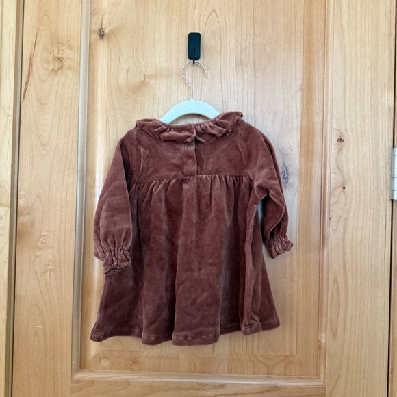 Quincy Mae Baby Velour Dress - 18-24 months - Picture 4 of 5